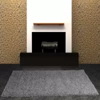 ПУШИСТЫЙ КОВЕР ЛОББИ (LOBBY) СЕРЕБРЯНЫЙ