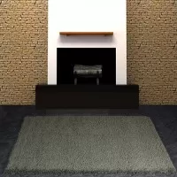 КОВЕР С ДЛИННЫМ ВОРСОМ SUPER SHAGGY ЗЕЛЕНЫЙ